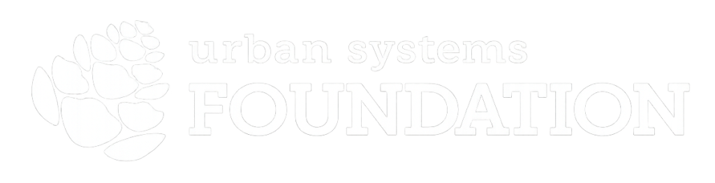Urban Systems Foundation and BCICF logos, supporters of KTRA arena footing project
