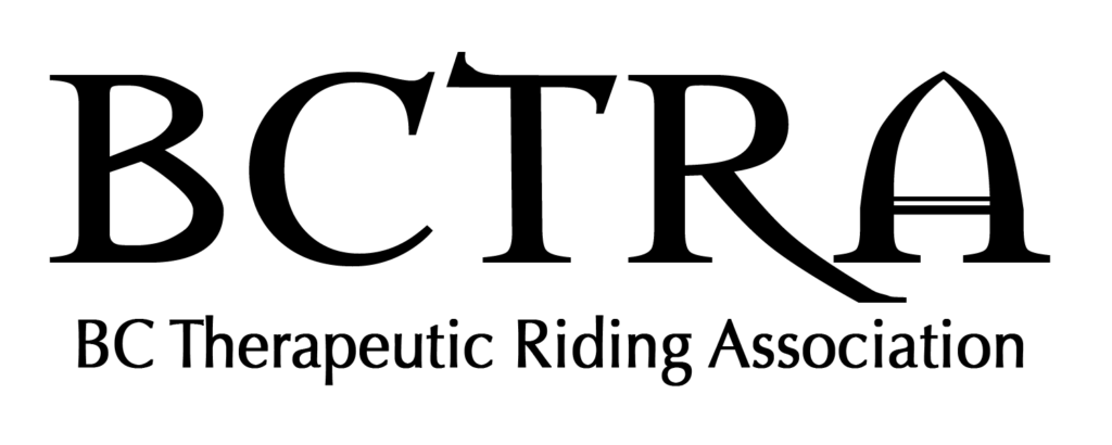 BC Therapeutic Riding Association logo, organization supporting Kamloops Therapeutic Riding Association