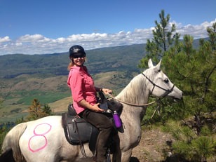 Kari Bishop, Treasurer of Kamloops Therapeutic Riding Association